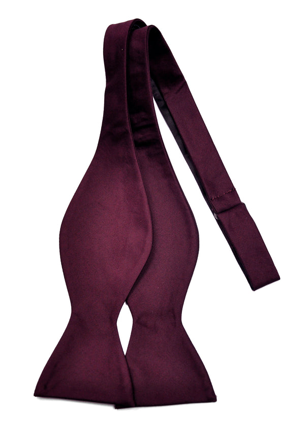 Burgundy Cotton Bow Tie - SONSON®