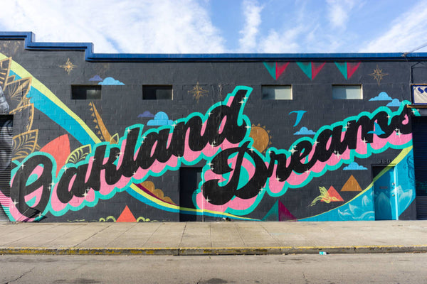 Oakland Dreams mural by Trust Your Struggle Collective 