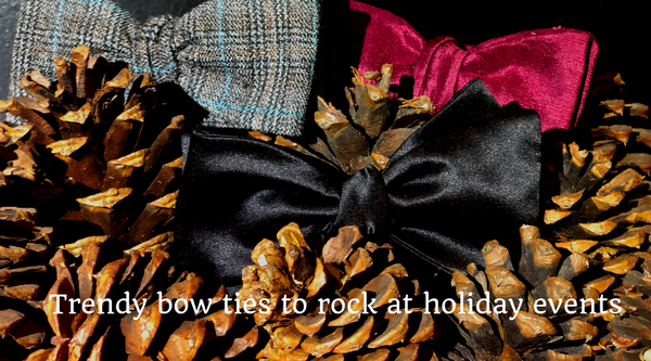 Trendy Bow Ties to Rock at Holiday Events