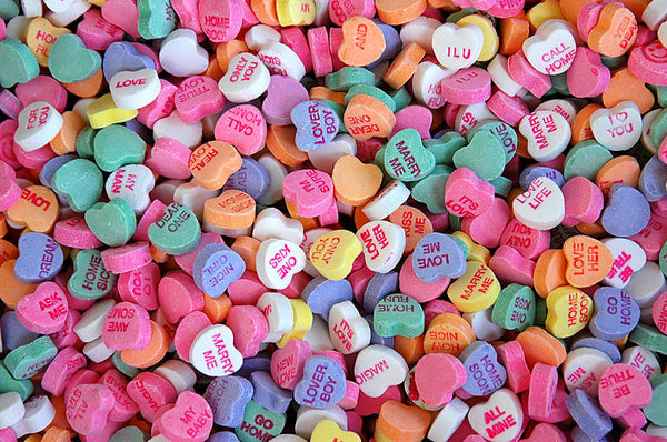 Old Fashioned Valentines Chalk Candy Image