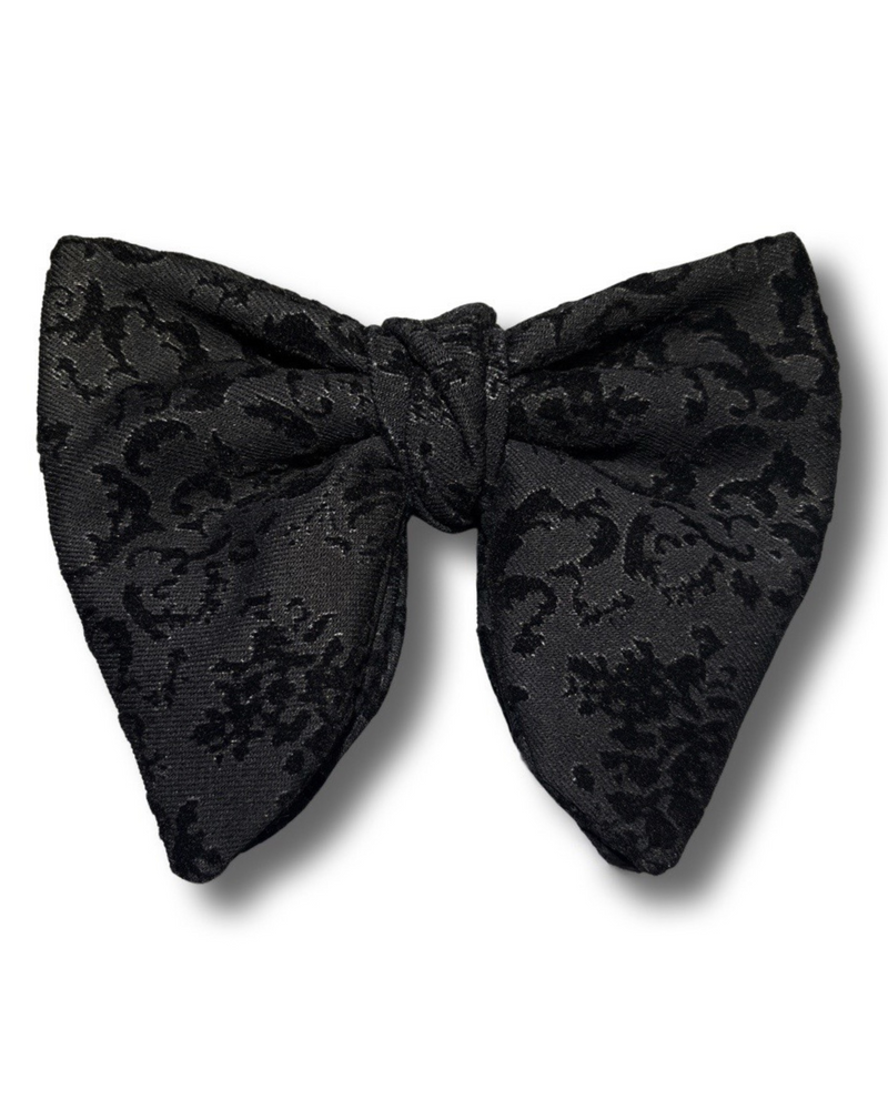 Black Denim Bayou Country Bow Tie