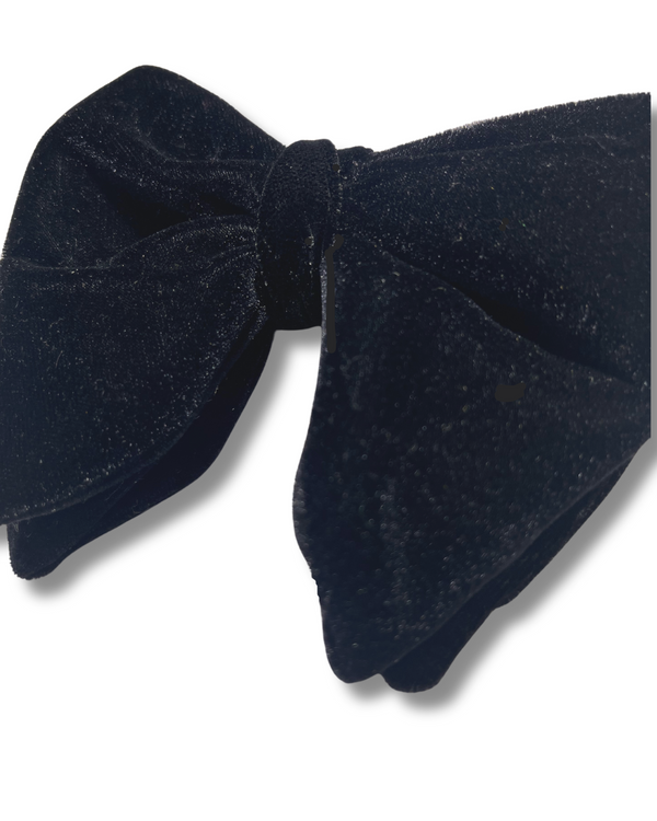 The Big Easy Black Velvet Bow Tie