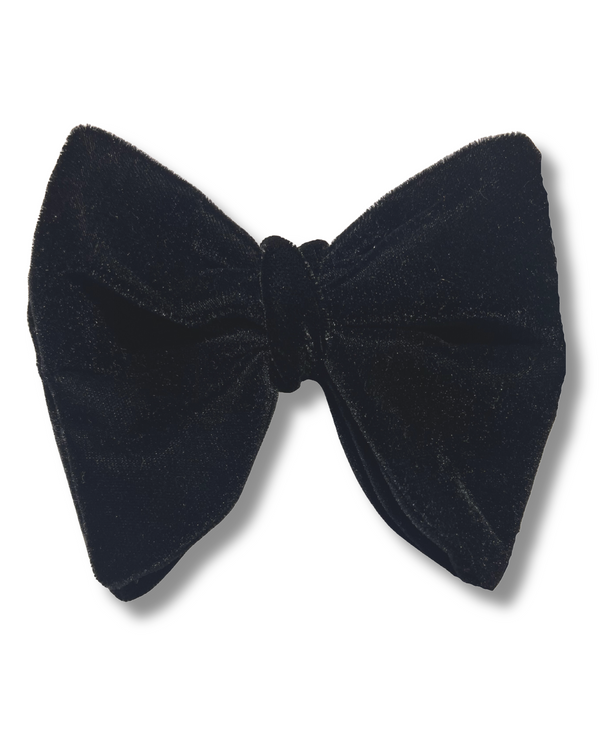 The Big Easy Black Velvet Bow Tie