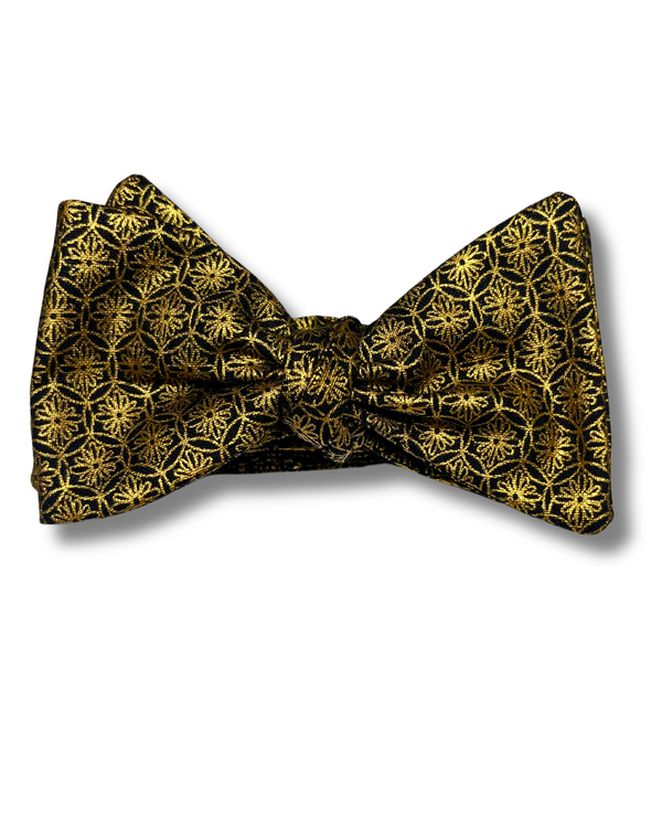 Gold Foil Cathedral Bow Tie