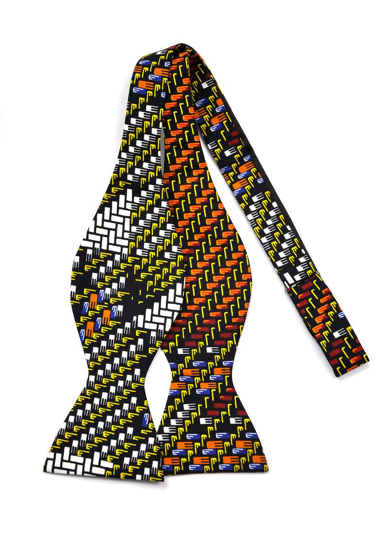 Honeycomb African Print Bow Tie - SONSON®