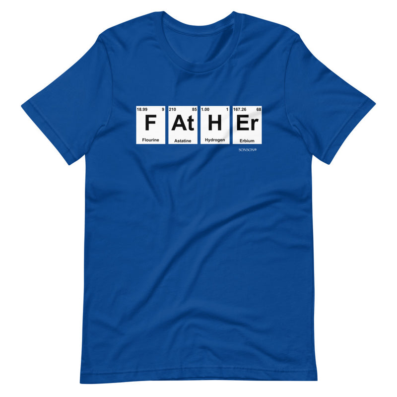 Father's Day Periodic Table Short-Sleeve Unisex T-Shirt - SONSON®